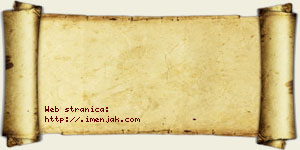 Olga Tomanović vizit kartica